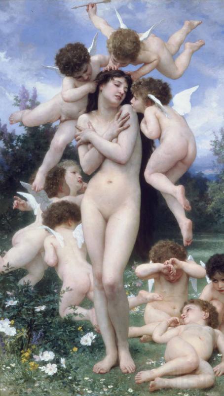 William-Adolphe Bouguereau The Return of Spring France oil painting art